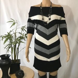 Knitted pullover dress